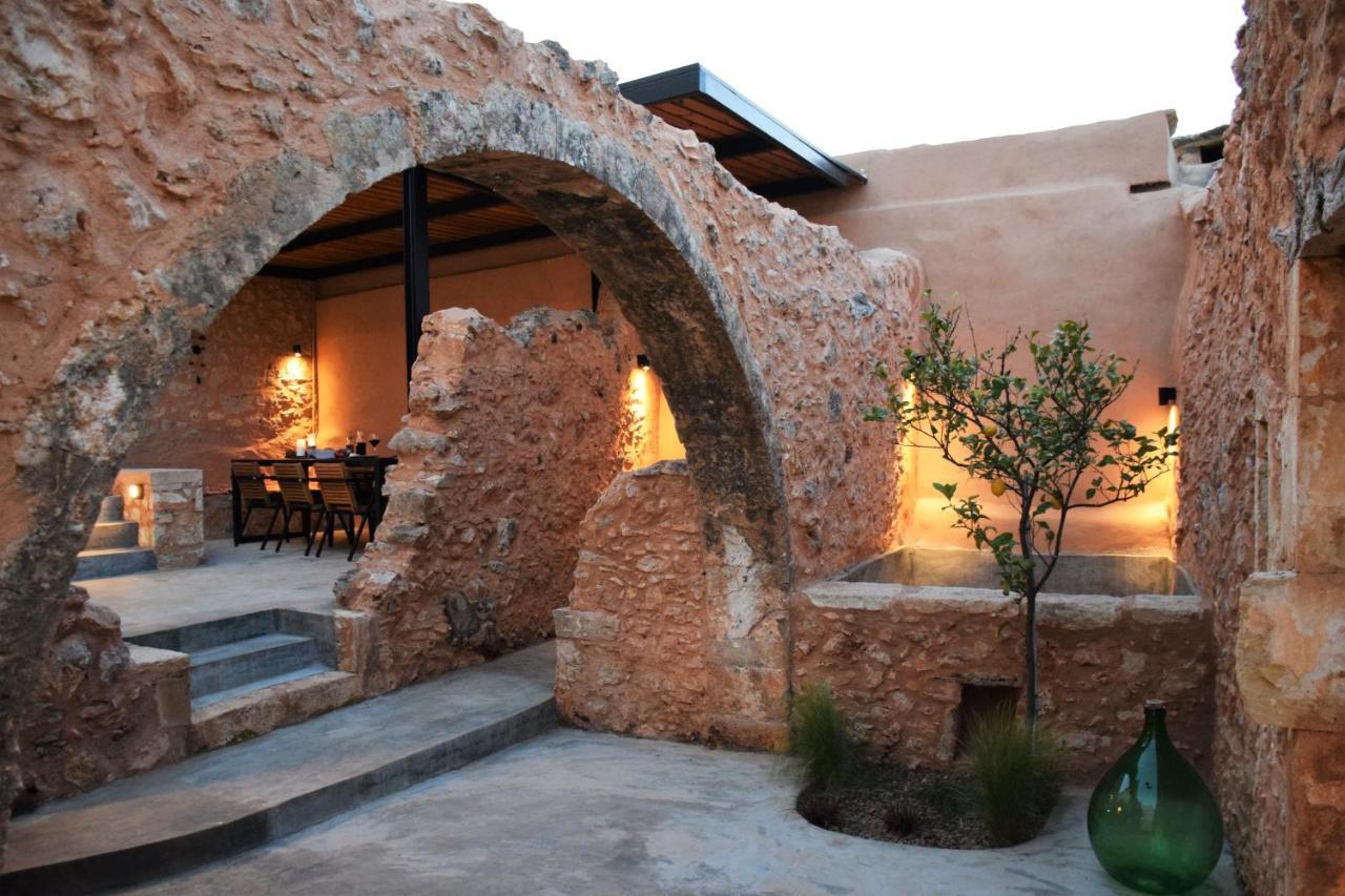 Almyrida Sands Luxury Stone Villa Xirosternion Exterior photo