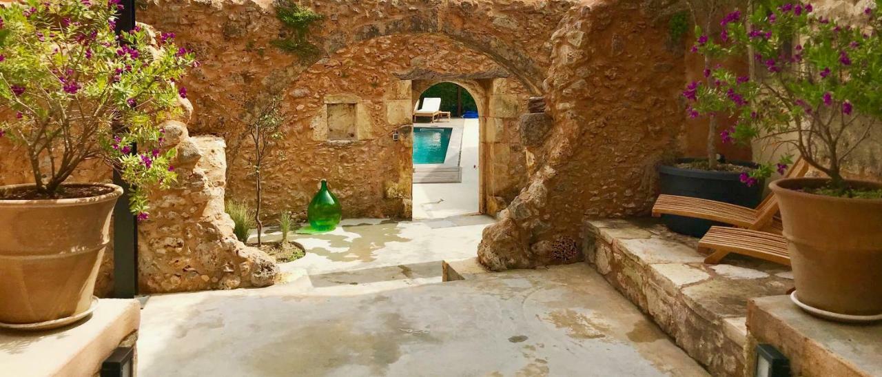 Almyrida Sands Luxury Stone Villa Xirosternion Exterior photo
