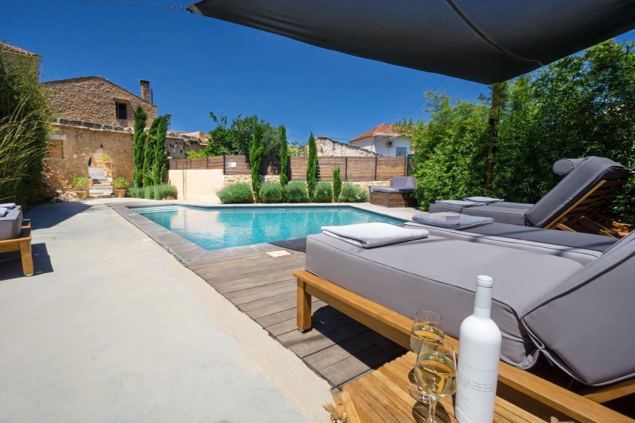 Almyrida Sands Luxury Stone Villa Xirosternion Exterior photo